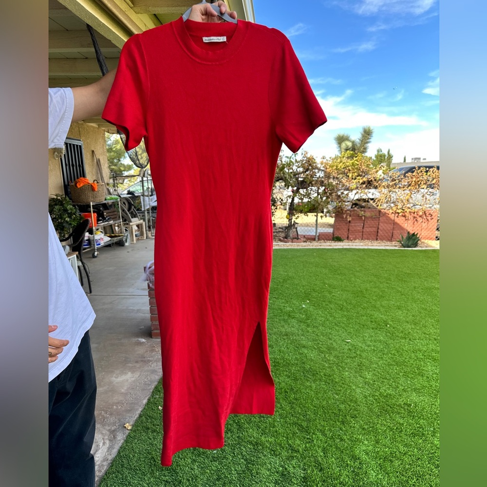 Abercrombie & Fitch Red Dress